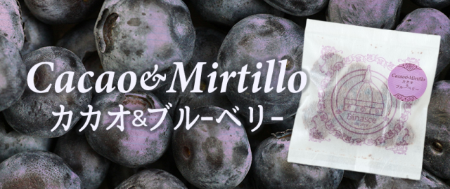 カカオとブルーベリーのビスコッティ